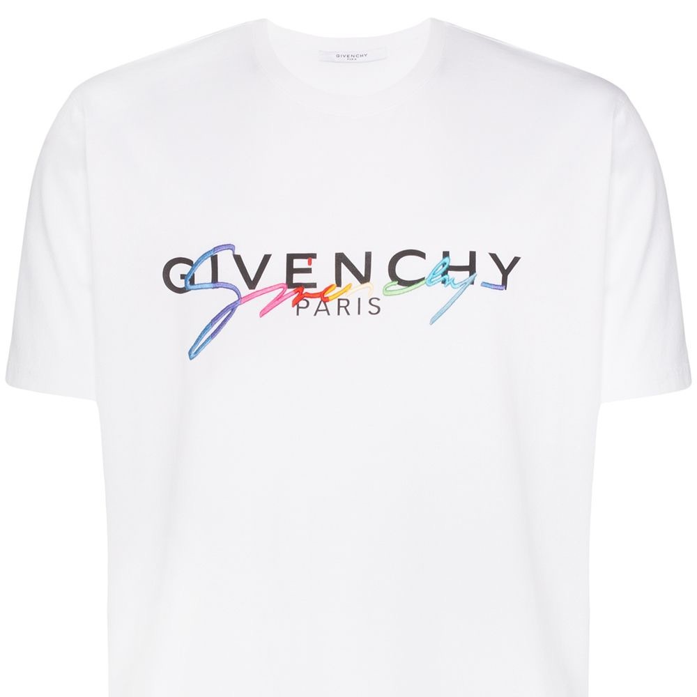 Givenchy embroidered logo t shirt